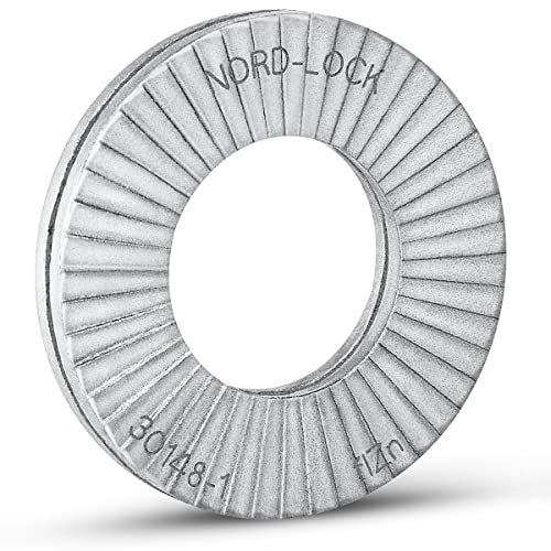 Nord-Lock Wedge Locking Washers - Steel (Delta Protekt) Washer, Vibration Resistant Safety Washers for 1/2 Inch Bolts, with Zinc Flake Coating - Enlarged Outer Diameter Washers - 8 Pairs - Image 1