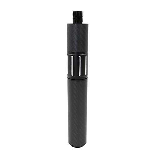 CUESOUL Telescopic （7.8inch to 10.8inch） Carbon Fiber Pool Cue Extension with 3 Bumpers Fittings - Image 4