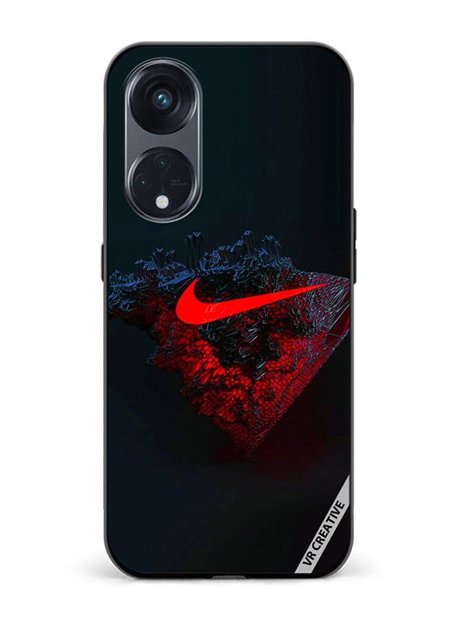 VR CREATIVE Protective Case Cover For Oppo Reno8 T 5G Nike Design Multicolour - Image 1
