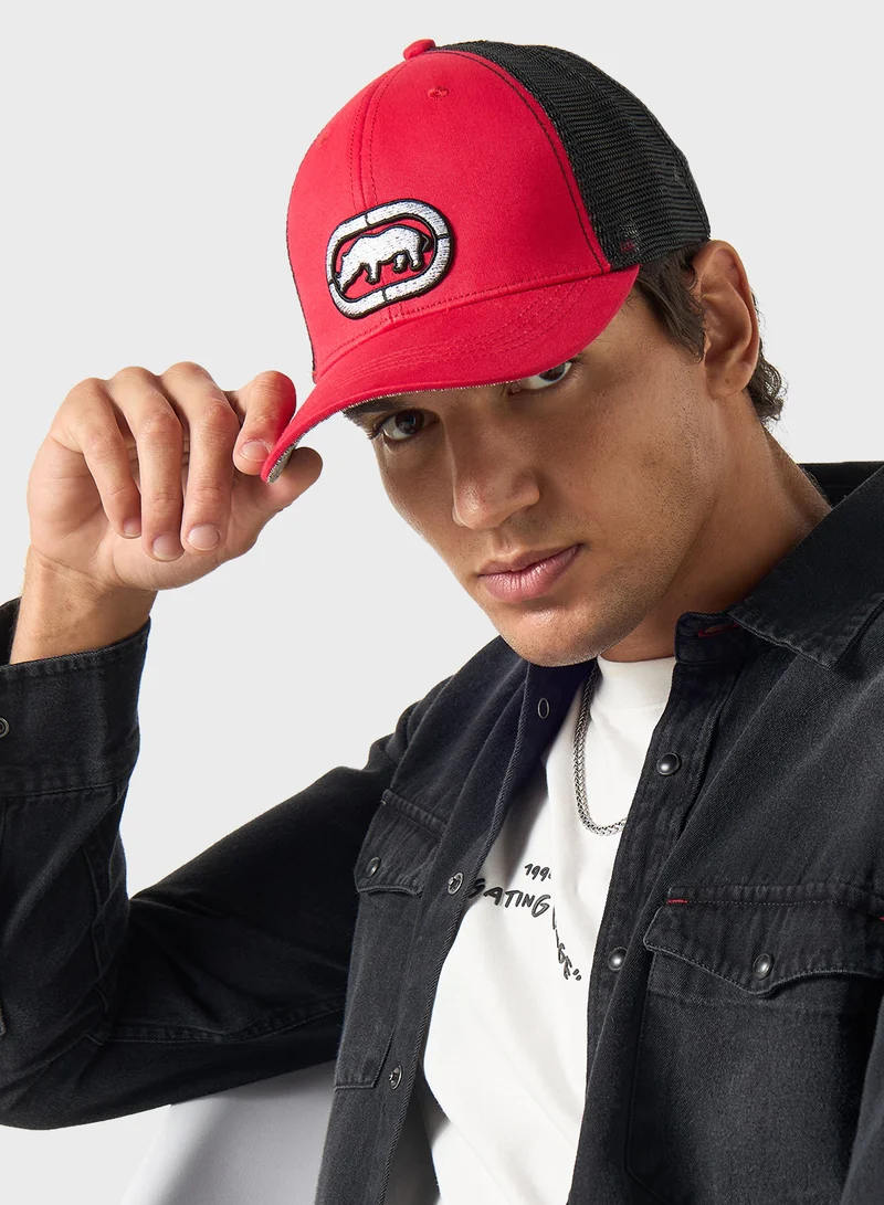 Ecko Unltd. Ecko Logo Embroidered Cap with Snap Back Closure