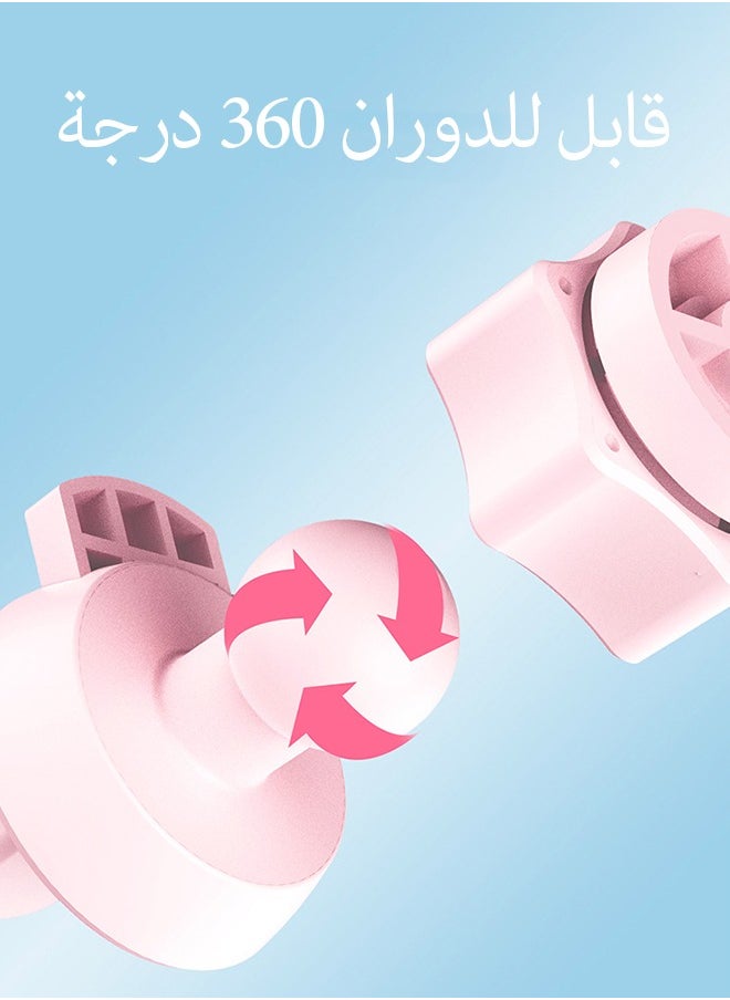 هالو كيتي حامل حامل الهاتف في السيارة، حامل هاتف السيارة بالجاذبية مع حامل هاتف خلوي بمشبك متين بفتحة تهوية قوية بقفل تلقائي لحامل الهاتف الخلوي لهاتف آيفون سامسونج وجميع الهواتف، وردي  - Image 3