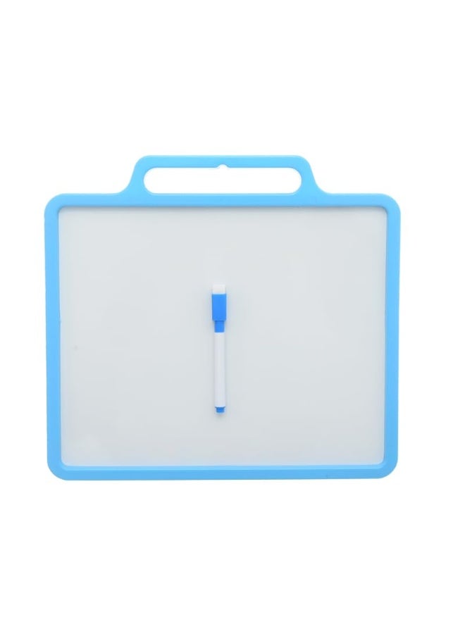 Plastic Magnetic Erasable Drawing And Writing Board With Colorful Alphabet Arabic Letters Aiming To Improve Arabic And Creativity Skills For Children  - Blue - Image 2