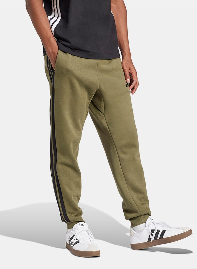Adidas Essentials 3-Stripes Fleece Joggers - Image 3
