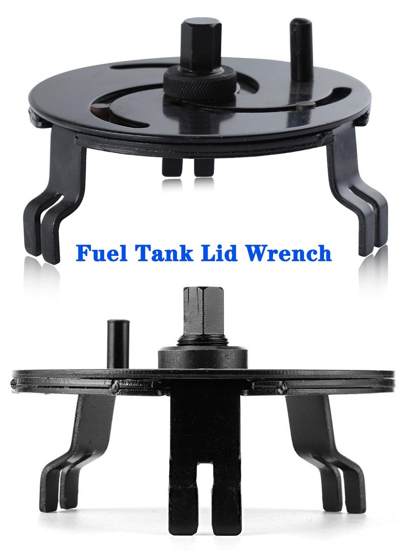 غنافوتو مفتاح ربط غطاء خزان الوقود ذو 3 فكوك 100-170 مم / 3.9-6.7 بوصة من فولاذ الكروم الفاناديوم القابل للتعديل - Image 1