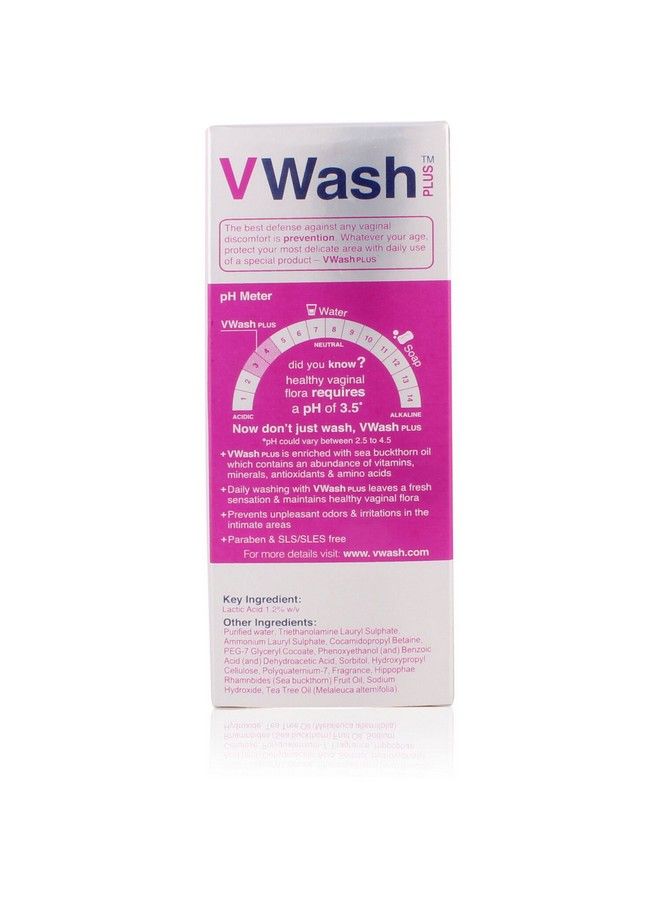 VWash Plus Expert Intimate Hygiene Liquid Wash 100Ml Bottle - Image 3