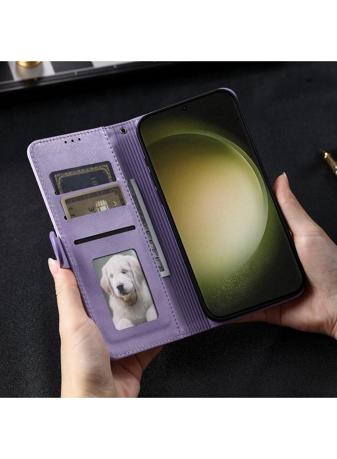 اس-توب جراب لهاتف Samsung Galaxy S23+ 5G، جراب جلدي بسيط بمحفظة بسعة 6 بطاقات - Image 3