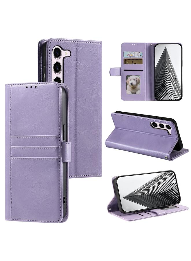 اس-توب جراب لهاتف Samsung Galaxy S23+ 5G، جراب جلدي بسيط بمحفظة بسعة 6 بطاقات - Image 1