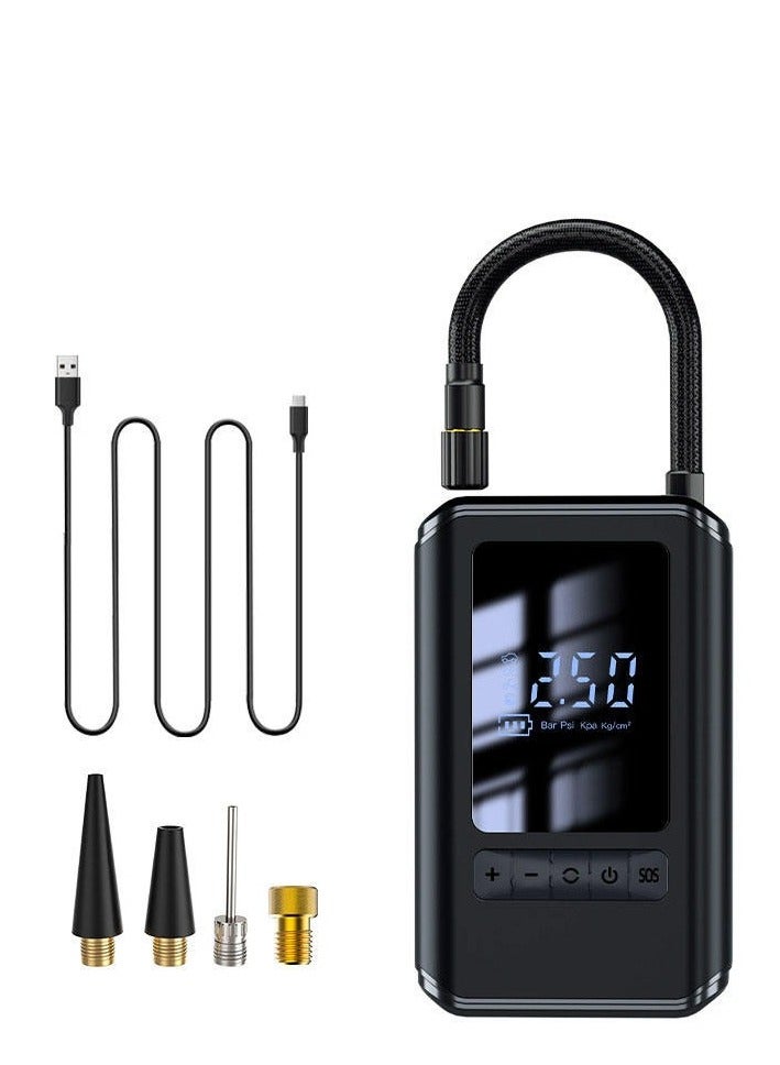 Portable Cordless Tire Inflator with Electric Pump for Car, Bike and Tire-029 - Image 1