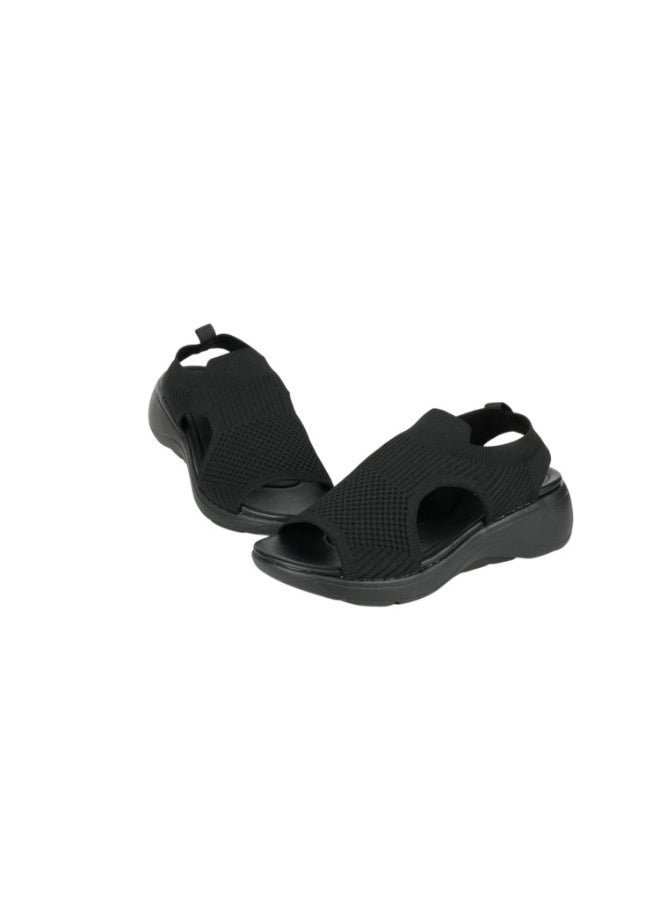 Michelle Morgan - 092-2982 Michelle Morgan Ladies Casual Sandals 414RJ382 Black - Image 1