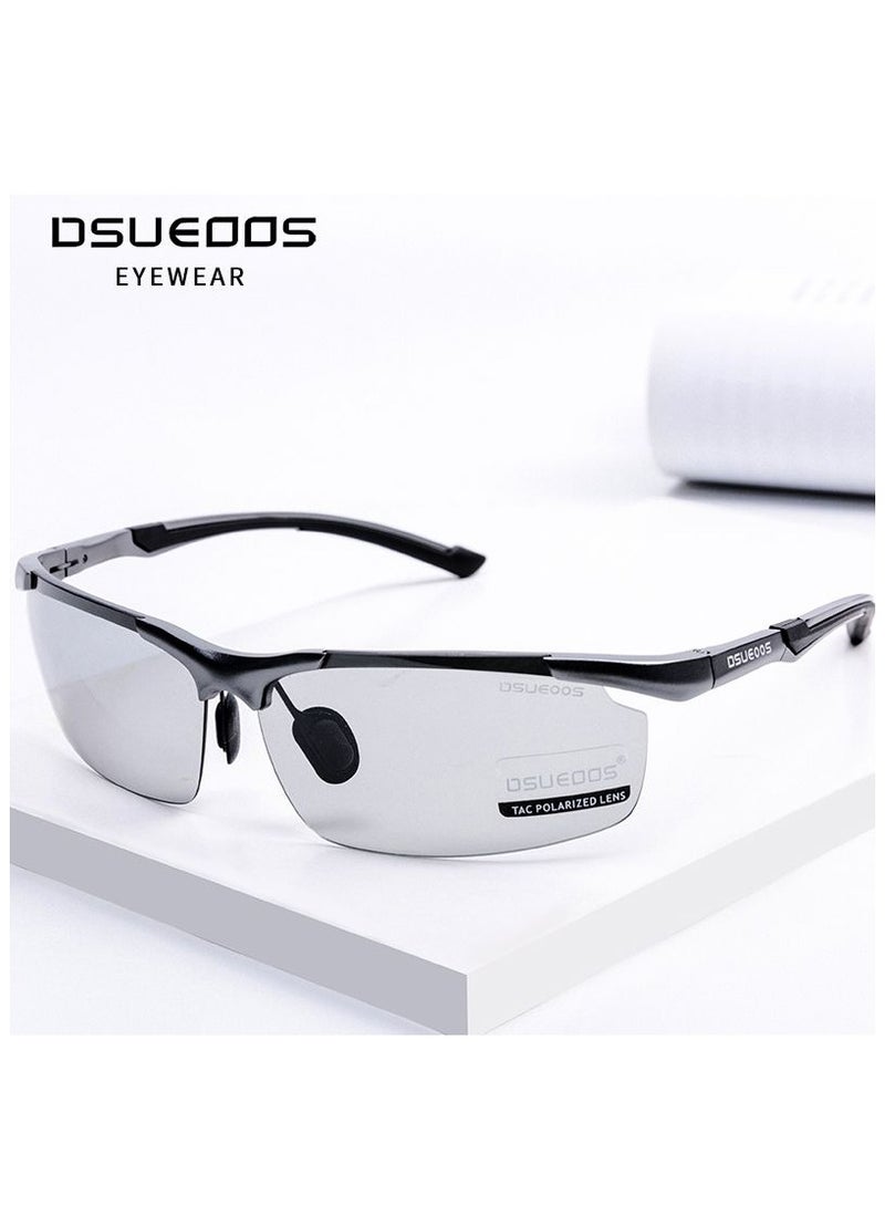 DSUEOOS high-definition polarized sunglasses for men, driver's glasses for day and night driving, fishing sunglasses for men, driving glasses for men - Image 1