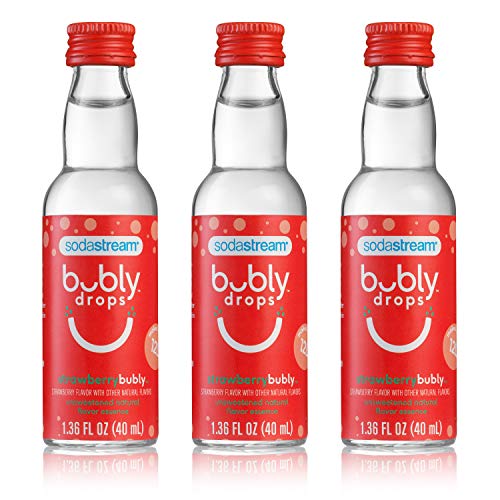 SodaStream قطرات سودا ستريم بوبلي، فراولة، 1.36 أونصة سائلة (عبوة من 3) - Image 1