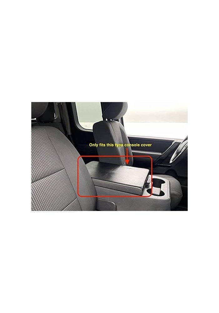 it's us Auto Console Lid Armrest Cover for Nissan Titan (with Fold Down Seat Version) - Image 2