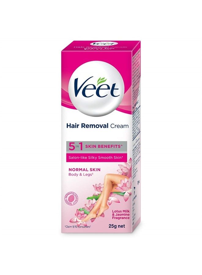 Veet Hair Removal Cream, Normal Skin - 25 G - Image 1