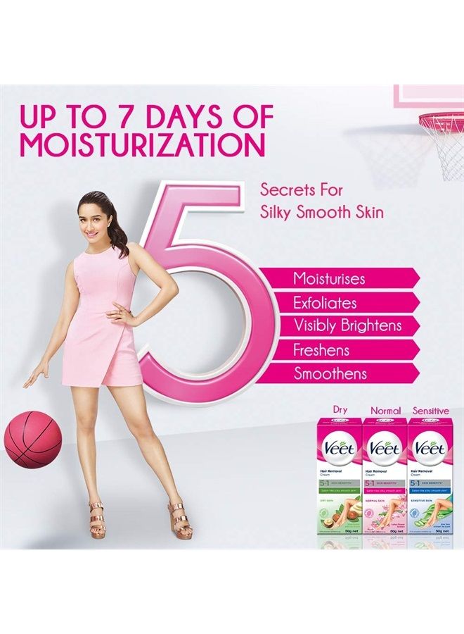 Veet Hair Removal Cream, Normal Skin - 25 G - Image 2