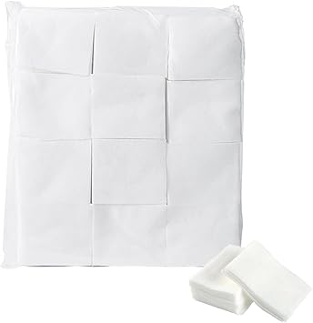 ericotry 1200Pcs Premium Cotton Pads Nonwoven Makeup Remover Pads Square Cosmetic Cotton Pads Makeup Facial Cleansing Cotton Pads Good Absorbing LintFree - Image 1