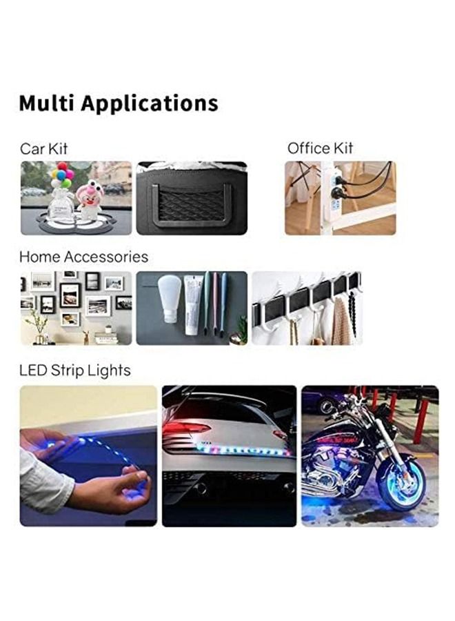 ✅دبل فيس نانو قوي جدا شفاف مناسب لجميع الاغراض طول 3متر عرض 24ملي لتثبيت جميع الاغراض ومناسب لجميع الاسطح ولا يترك اي اثر عند ازالته يتميز أيضًا بلزوجة عالية جدًا مقاوم للماء - Image 4