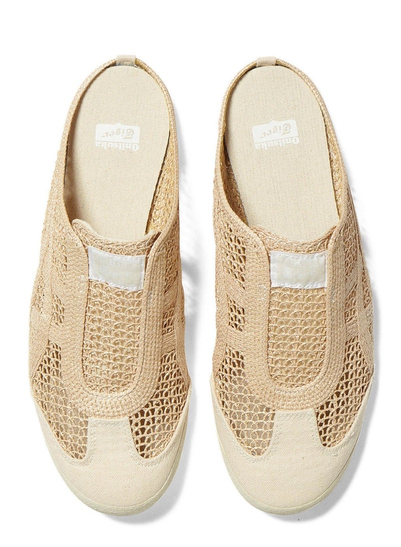 Onitsuka Tiger Sabot Slip-On Athleisure Sandals for Men & Women - Brown/Green - Image 3