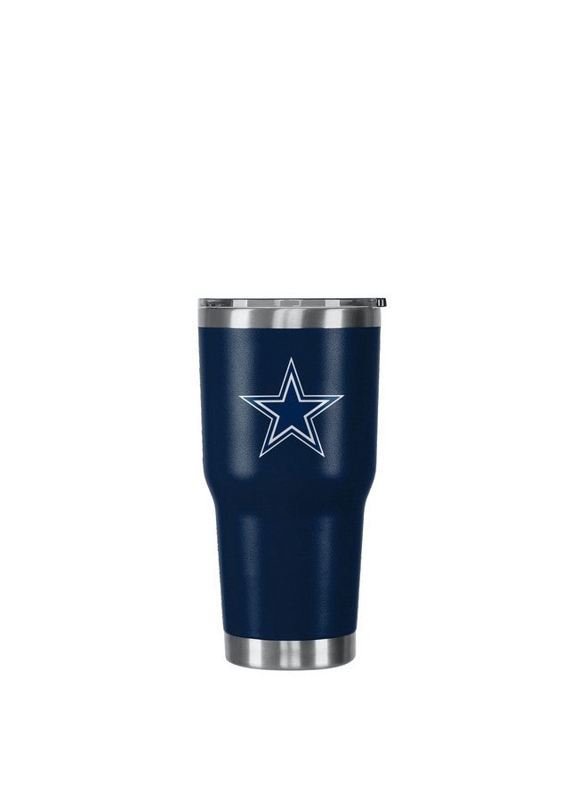 FOCO Dallas Cowboys NFL Team Logo 30 oz Tumbler - Navy - Image 1