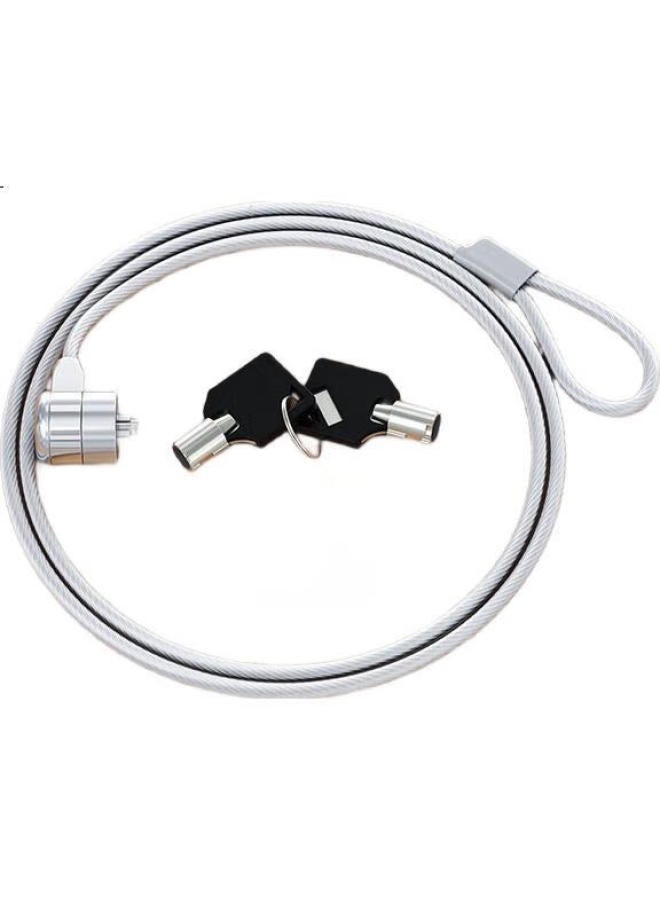 NVV Laptop Lock, Security Anti-Theft Lock, Notebook Lock, Code Key Standard Lock Hole, Suitable For Lenovo, Hp, Asus, Thinkpad, Universal Lock Nl-1 - Image 2