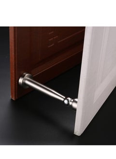 Y&D Door Stopper, Magnetic Stops, 9 inch Extra Long Stop Wall Protector, Soft Catch Stainless Steel Catch, Heavy Duty Holder, Floor Mount Brushed Modern Stopper 1Pcs  - Image 3