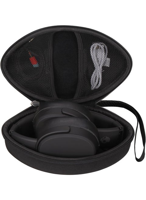 Aproca Black Hard Portable Headphones Case for Skullcandy Crusher EvoCrusher ANC 2  Hesh EvoHesh ANC OverEar Wireless Headphones and Accessories