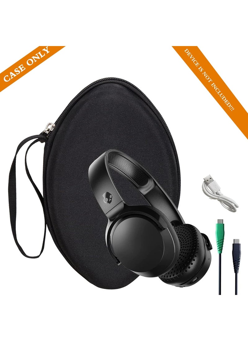 Aproca Aproca Black Hard Portable Headphones Case for Skullcandy Crusher EvoCrusher ANC 2  Hesh EvoHesh ANC OverEar Wireless Headphones and Accessories  - Image 4