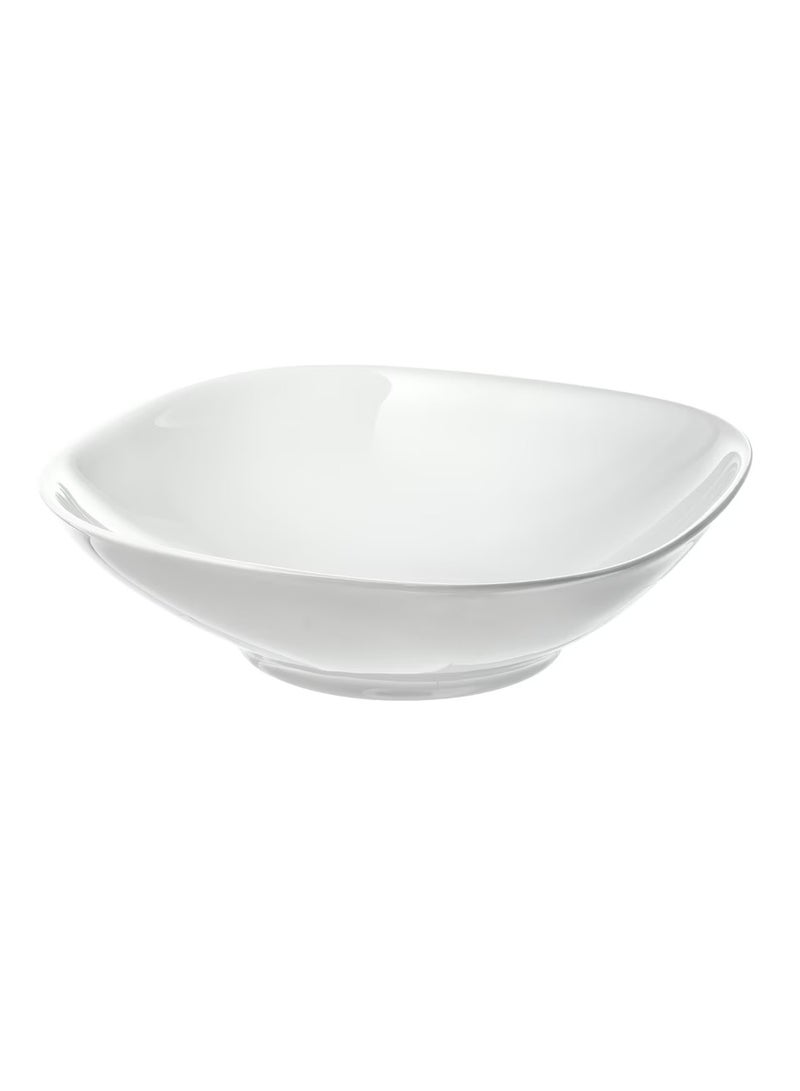 طبق عميق أبيض 20x20 سم - Image 2