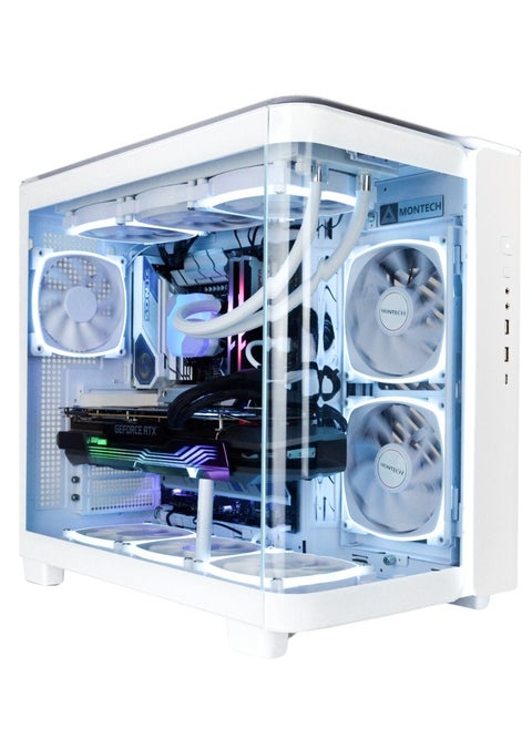 Moonlight Gaming PC - Intel Core i7-14700 Desktop Processor, 20 Cores & 28 Threads, DDR5 32GB (2*16) 6000MHz Ram, Nvidia GeForce RTX 4080 Super OC Edition 16GB GDDR6X Graphics Card, 2TB Gen4 NVMe M.2 SSD, 3 Fan AIO Liquid Cooler, 850W 80 Plus Gold Power Supply, Windows 11 Pro | Wi-Fi