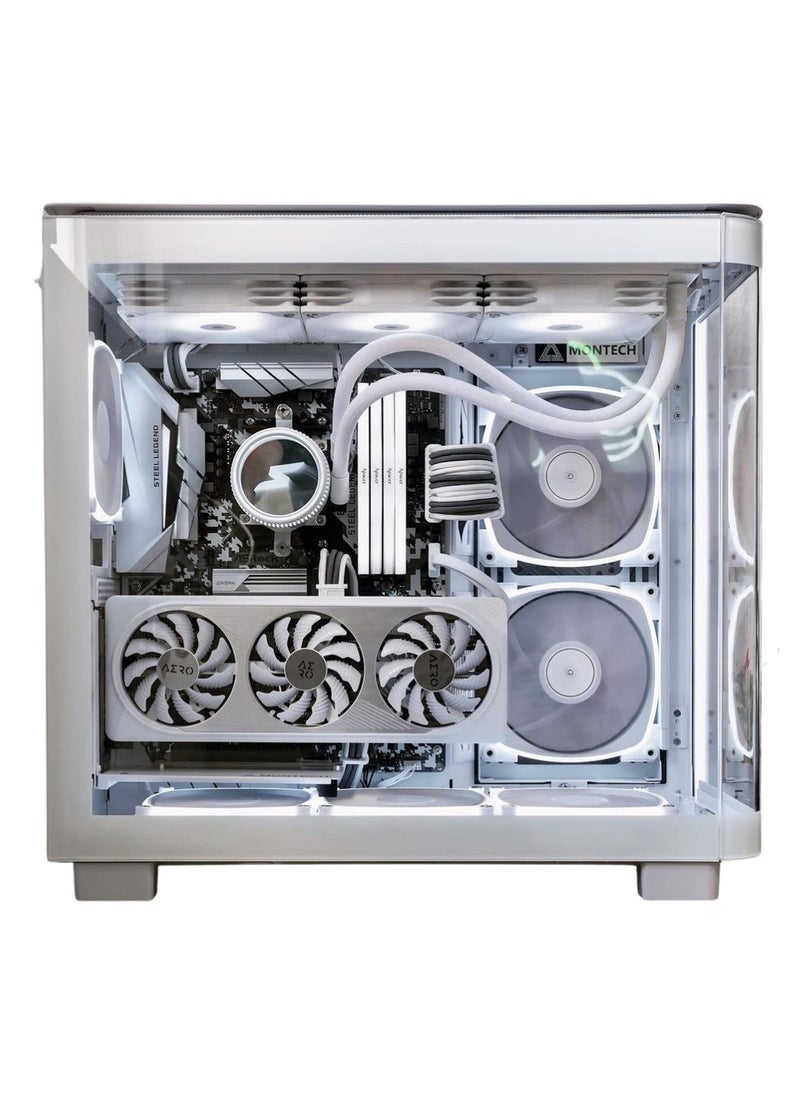 NANOTECH - Moonlight Gaming PC - Intel Core i7-14700 Desktop Processor, 20 Cores & 28 Threads, DDR5 32GB (2*16) 6000MHz Ram, Nvidia GeForce RTX 4080 Super OC Edition 16GB GDDR6X Graphics Card, 2TB Gen4 NVMe M.2 SSD, 3 Fan AIO Liquid Cooler, 850W 80 Plus Gold Power Supply, Windows 11 Pro | Wi-Fi - Image 1