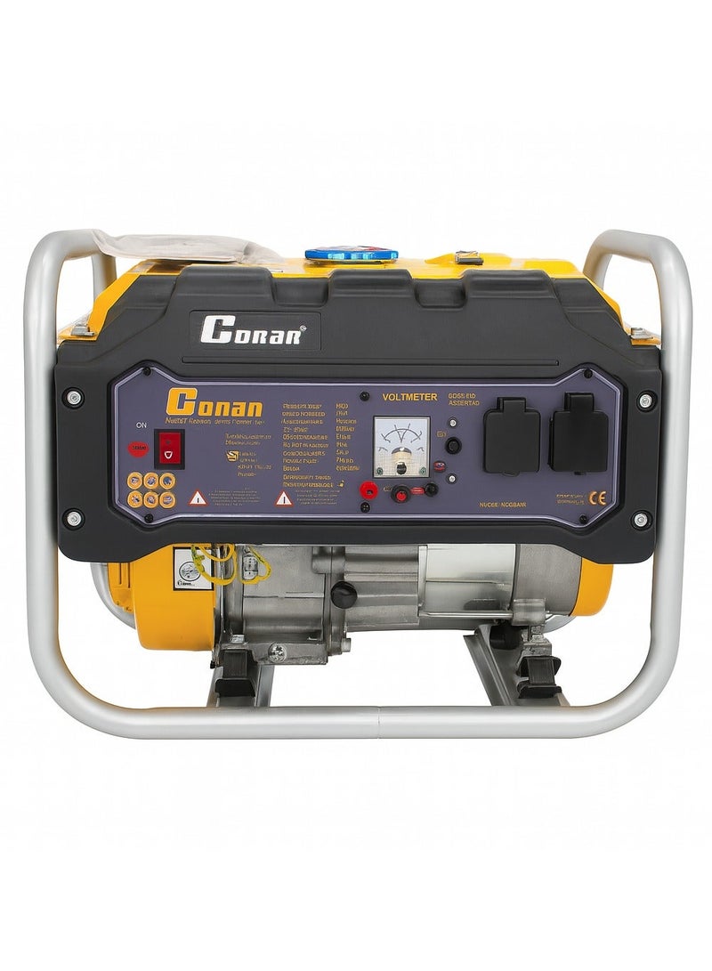 Conan Gasoline Generator – 2.2kW Output, 4-Stroke Copper Engine, 15L Tank, Air-Cooled – COGE20 - Image 1