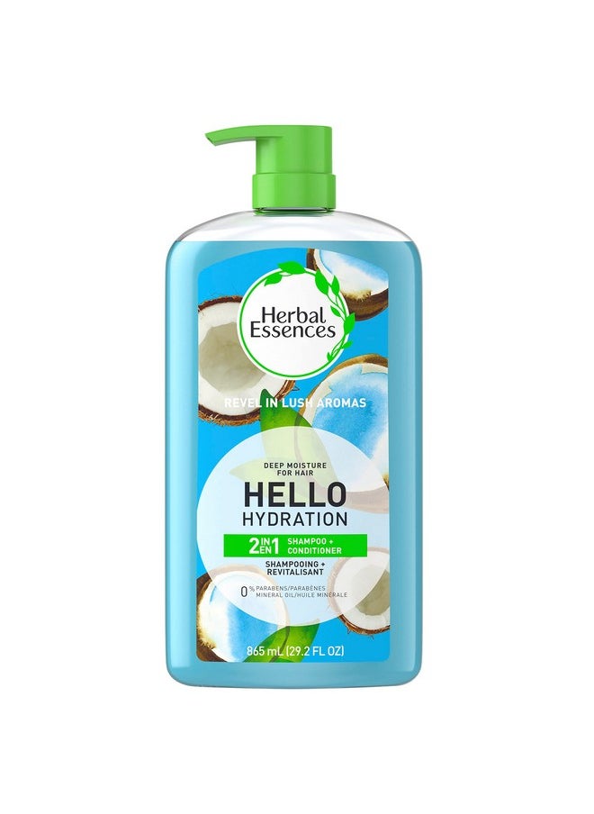 هربل إيسنسز شامبو وبلسم Hello Hydration 2In1 سعة 29.2 أونصة سائلة  - Image 1
