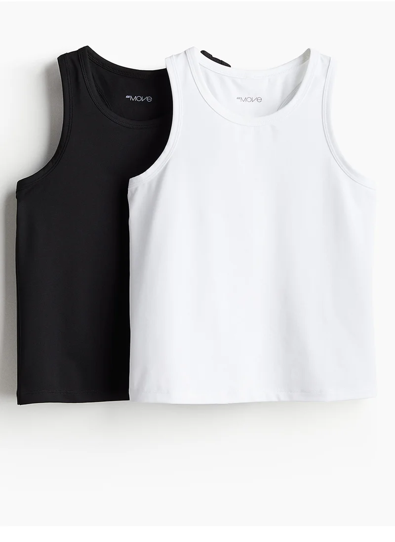 H&M 2-Pack Drymove Vest Tops