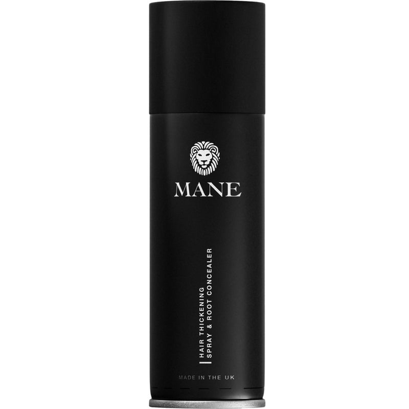 Mane Hair Thickening Spray & Root Touch Up, Instantly Thicker Hair for Men & Women, Fill in Hairlines and Hide Thinning and Fine Patches - Black, 12 Colors (6.76 oz) - Image 1