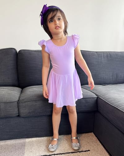 Stelle Girls Dress Shoes Glitter Princess Shoe Flower Mary Jane Low Heels Party Wedding Prom Footwear for Toddler Kids(T08-Silver, 1ML) - Image 2