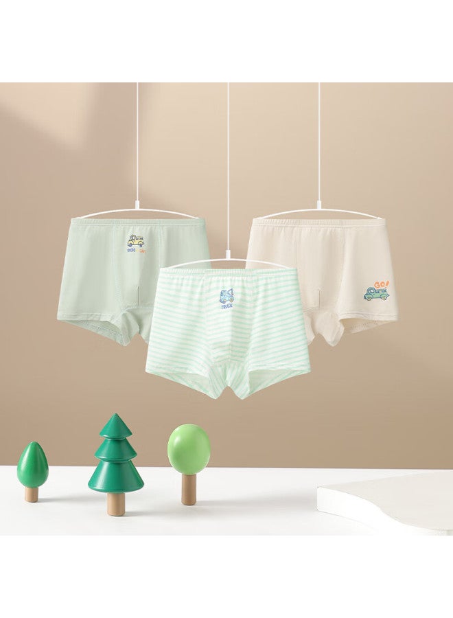 Hodo Children's Modal Cotton Antibacterial Boys And Girls Boxer Shorts Youth Four-point Underwear H5k4115 Size 140 - Image 1