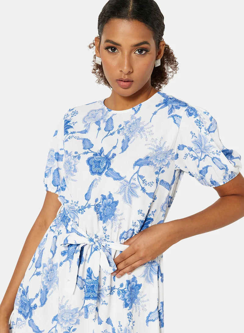 سيستا جلام Floral Print Dress