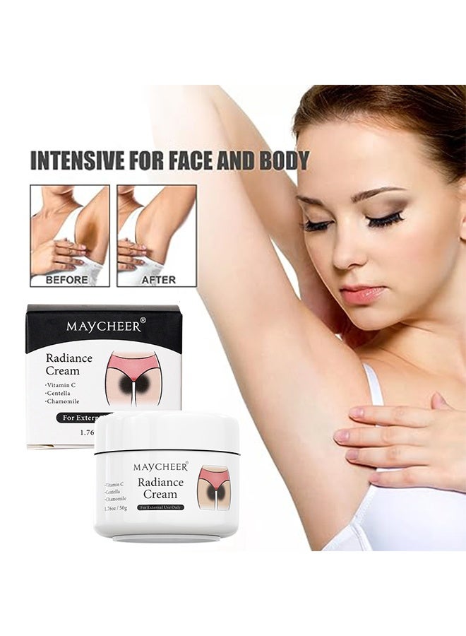 مايتشير كريم الإشراق - لتبييض المناطق الخاصة والبقع الداكنة للوجه وتبييض بشرة الجسم - Image 1