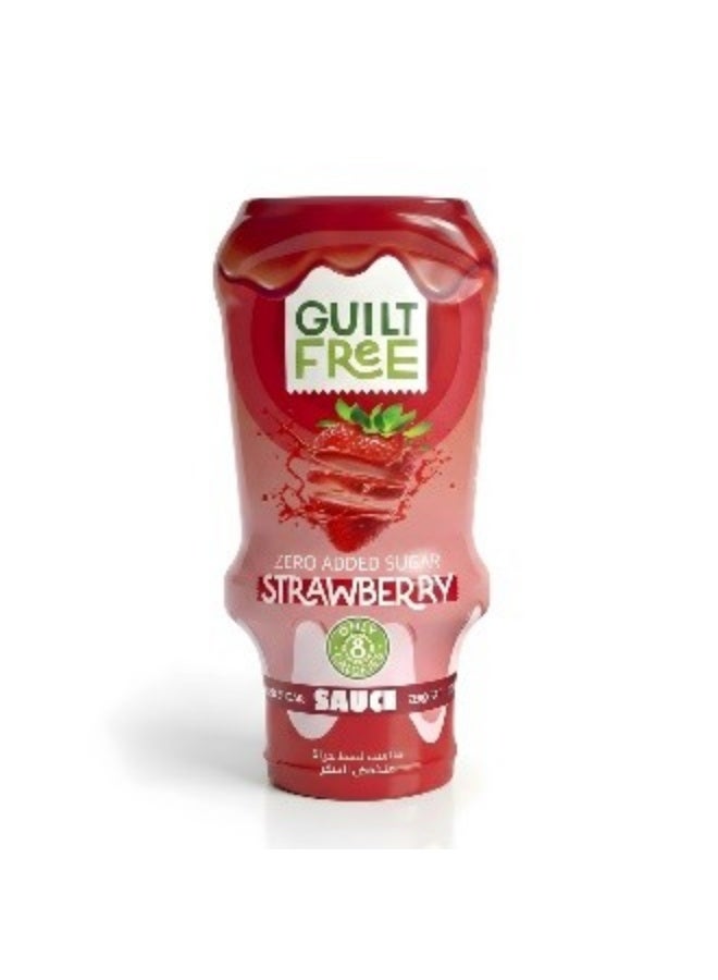 Guilt Free Sauce - Zero Added Sugar - Strawberry - 350Ml