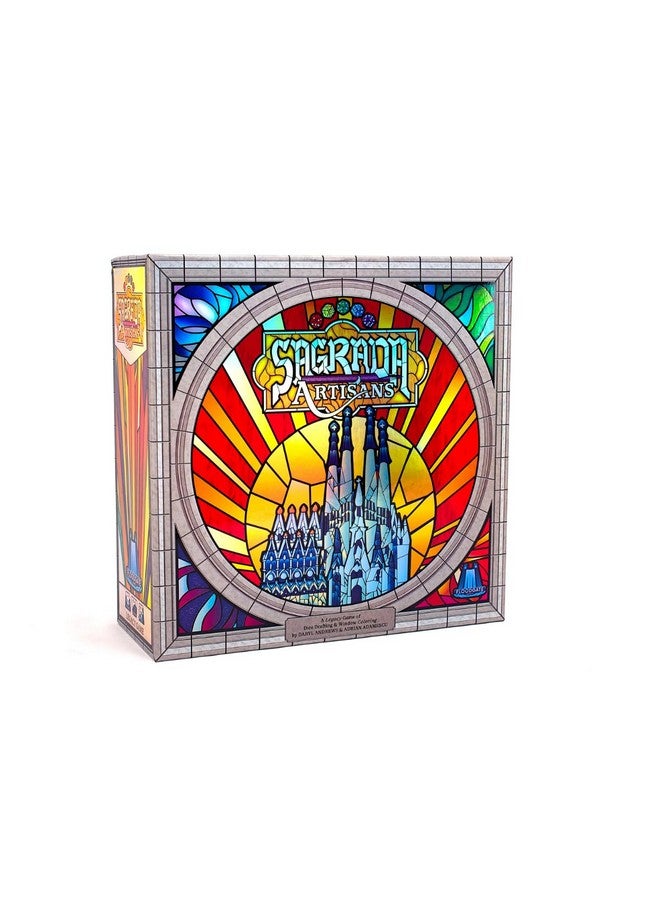 Floodgate Games Sagrada Artisans - A Strategy Game Based on The Award-Winning Board Game, Sagrada! | Family Board Game for Kids & Adults | Ages 10 and Up | for 2 to 4 Players | Easy to Learn (Deluxe Edition)  - Image 1
