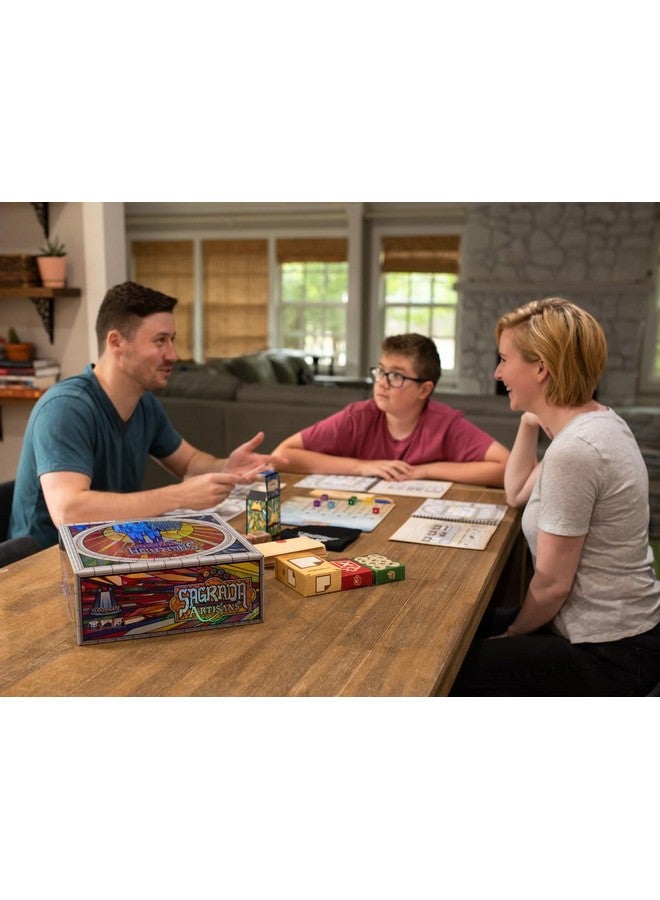 Floodgate Games Sagrada Artisans - A Strategy Game Based on The Award-Winning Board Game, Sagrada! | Family Board Game for Kids & Adults | Ages 10 and Up | for 2 to 4 Players | Easy to Learn (Deluxe Edition)  - Image 3