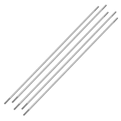 uxcell M2x200mm Pushrod Connector Stainless Steel Rod Linkagefor RC BoatCarAirplaneHelicopter5pcs - Image 1