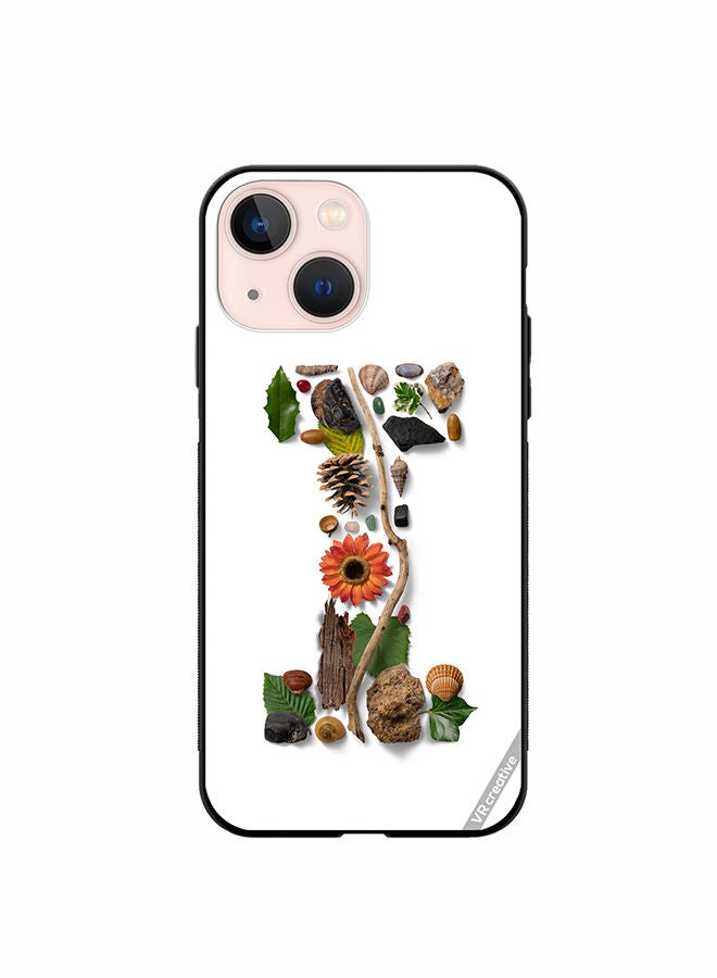 VR CREATIVE Protective Case Cover For Apple iPhone 13 mini Alphabet I Design Multicolour - Image 1