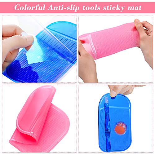 Outus مجموعة أدوات فن الماس DIY من أوتوس 31 قطعة مع أقلام رسم ريزين مصنوعة يدويًا، حصائر مضادة للانزلاق، صواني ماس بلاستيكية، صناديق طين، وإكسسوارات نقطة حفر للبالغين والأطفال في الحرف اليدوية 5D - Image 3