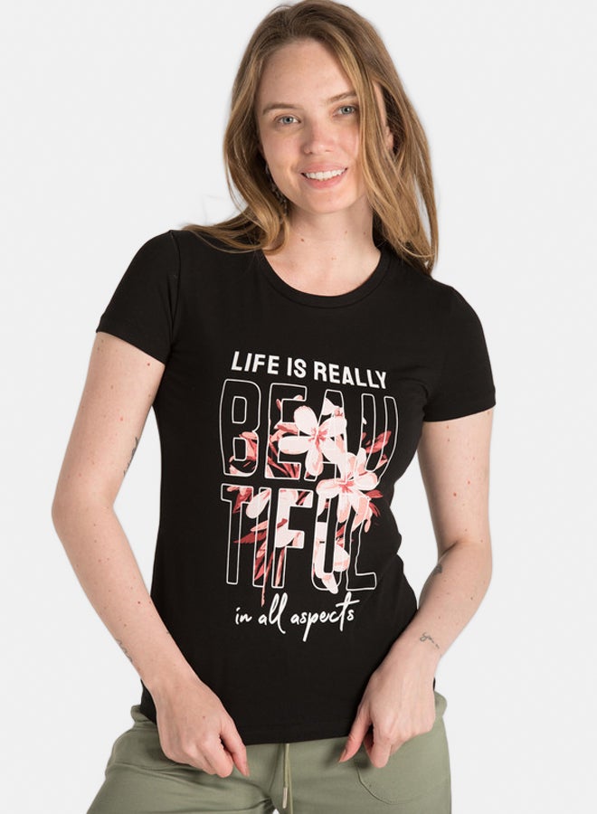 Marco Bergamo CREW NECK PRINTED TOP  - Image 1