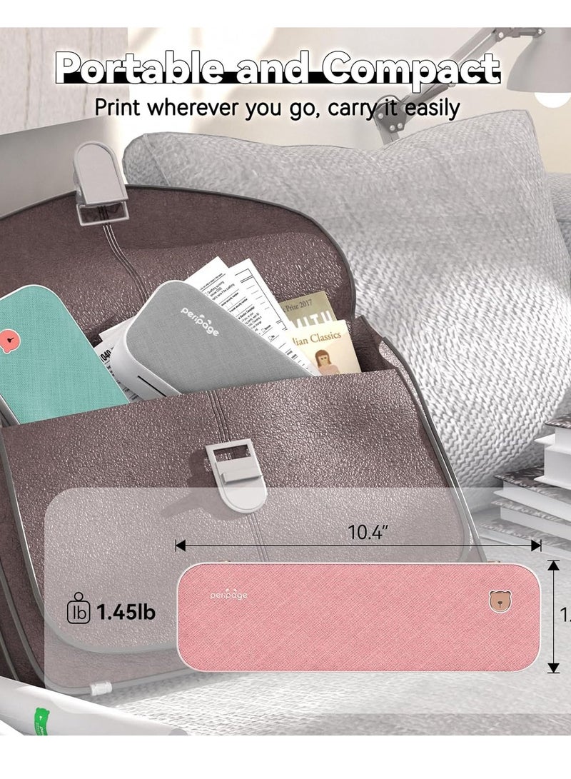 PeriPage A4 Portable Thermal Printer Wireless Mobile Travel Printers for Car & Office  Bluetooth Printer Compatible with Android - Image 5