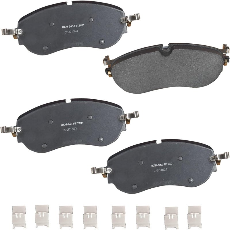 Bendix Premium SBM2401 Semi-Metallic Front Brake Pads for Audi Q4 e-tron 2023-2022, Q4 e-tron Sportback 2023-2022, Volkswagen ID.4 2023-2021 - Image 1
