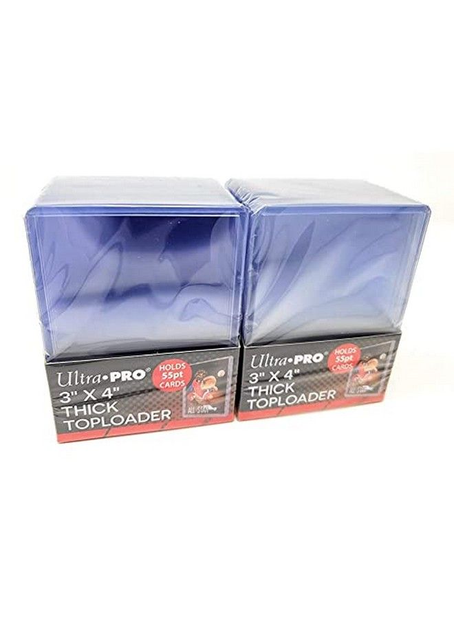 Ultra Pro حزمة 25 قطعة من حوامل بطاقات رو 55Pt (50 حامل بطاقات إجمالي) 81181 55 Pt للبطاقات السميكة - Image 1