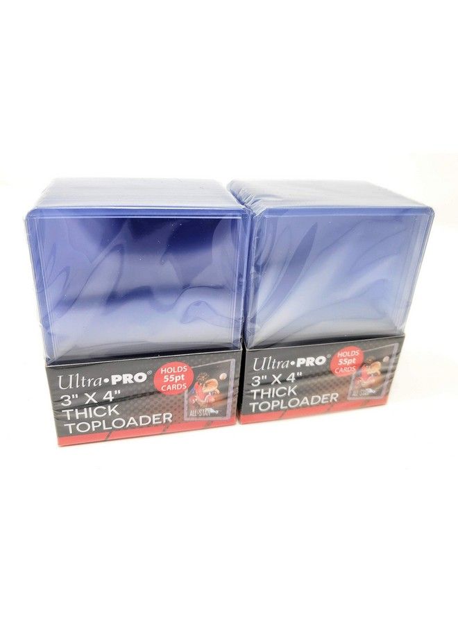 Ultra Pro حزمة 25 قطعة من حوامل بطاقات رو 55Pt (50 حامل بطاقات إجمالي) 81181 55 Pt للبطاقات السميكة - Image 3