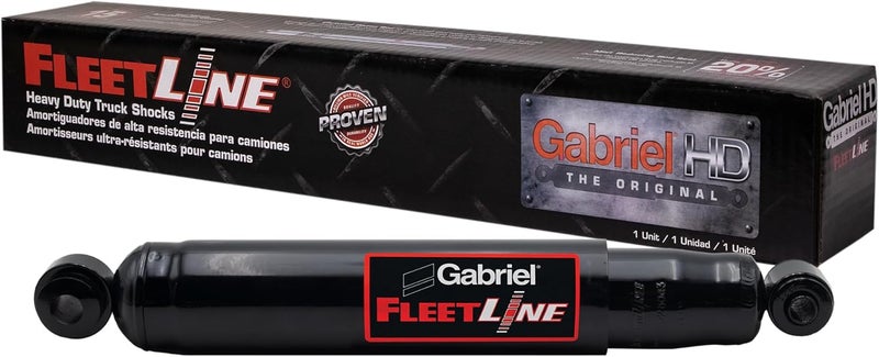 Gabriel 83119 Fleetline Heavy Duty Front Shock Absorbers for Freightliner Various Fleetwood; Oshkosh Motor Truck Co. Heavy Duty Motorhome RV; OEM# RW24285, GBL 651375, 2JD137, RW24285 (1 Pack) - Image 1