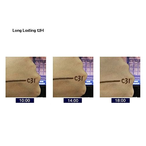 Bodermincer 1 pcs Makeup Eyebrow Enhancer 12H Long Lasting Sweat &Waterproof Eyebrow Pencil Pen Dark Brown Eye Brow Pencil 5 Colors to Choose (5# Brown) - Image 3